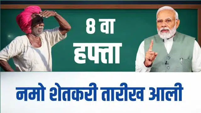 Namo Shetkari 8th Installment update नमो शेतकरी महासन्मान निधी योजना अंतर्गत राज्यातील शेतकऱ्यांसाठी पुन्हा एकदा आनंदाची बातमी आहे