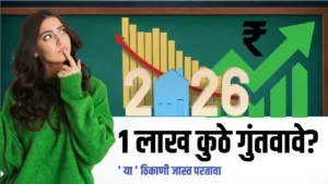 Where to Invest 1 Lakh Rupees? | १ लाख रुपये गुंतवणूक 2026 – सुरक्षित आणि फायदेशीर पर्याय