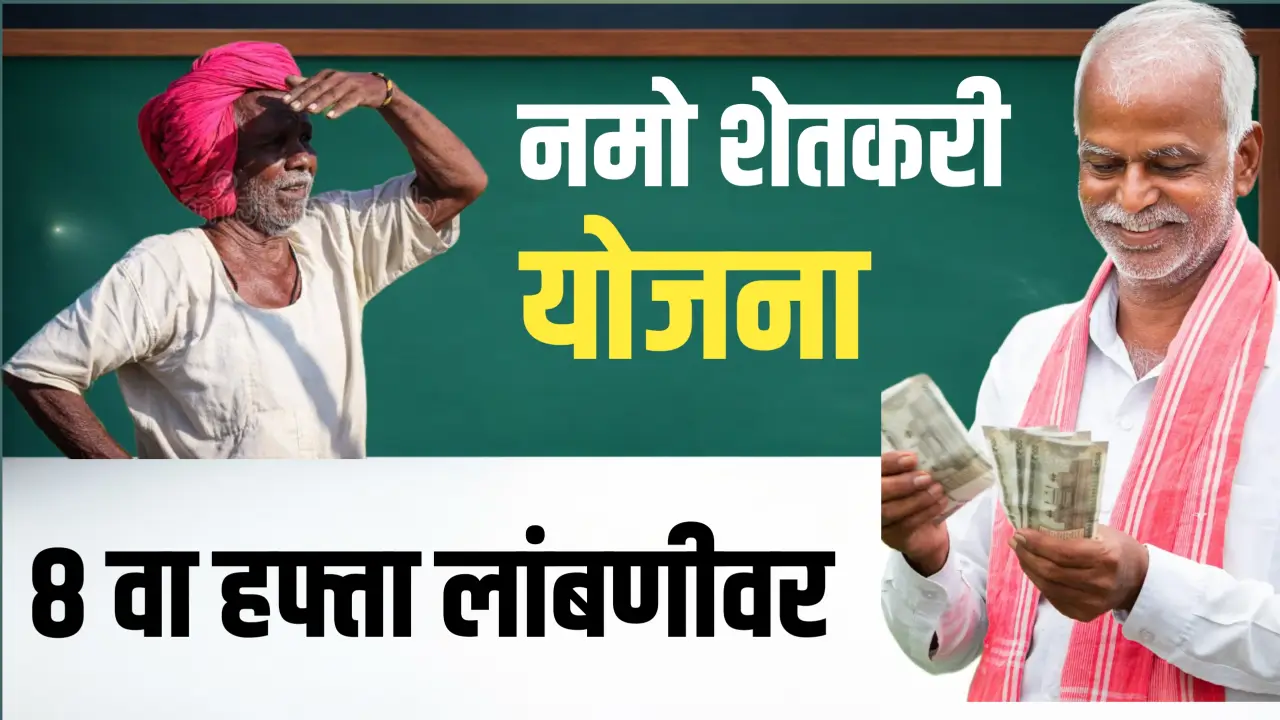 नमो शेतकरी योजनेचा 8 वा हप्ता पुन्हा लांबणीवर? शेतकऱ्यांसाठी New Update