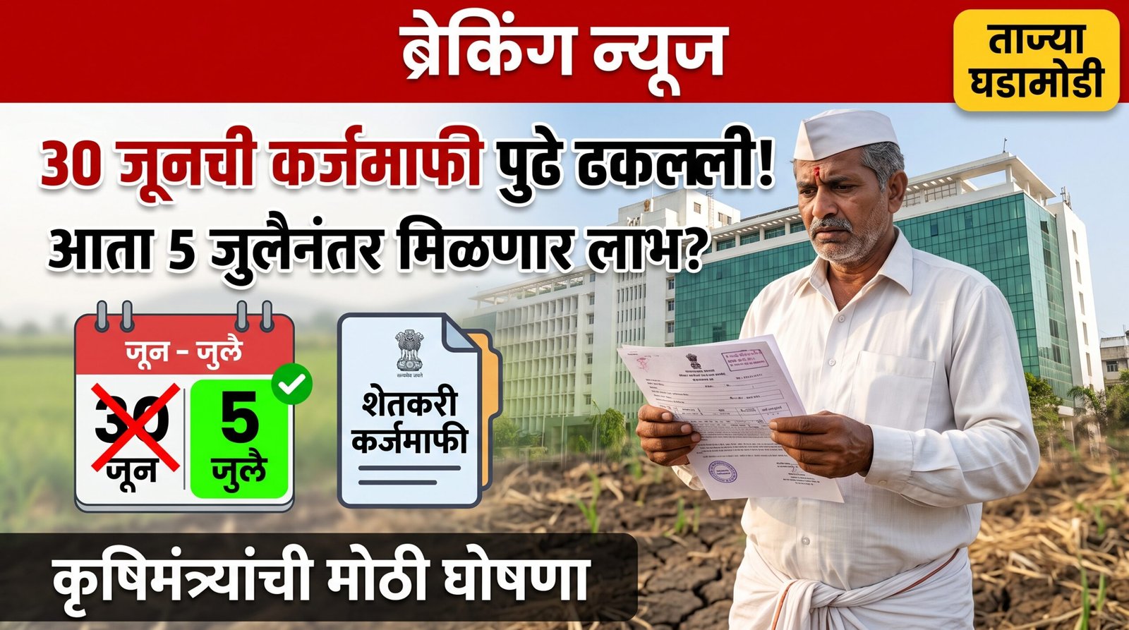 Karj Mafi Maharashtra 2026 5th july