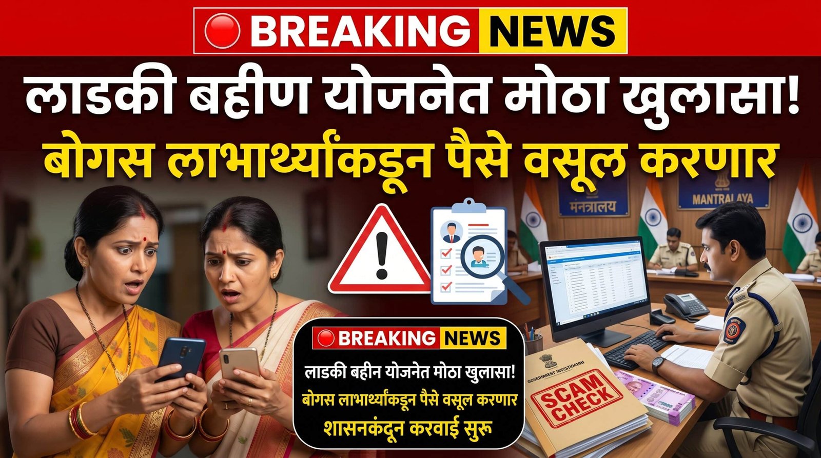 image for Ladki Bahin Yojana new updates
