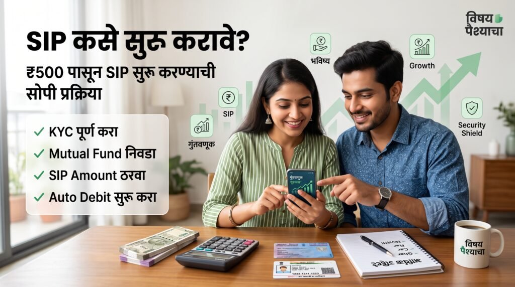 Image for SIP कसे सुरू करावे? 2026 मध्ये SIP सुरू करण्याची संपूर्ण आणि सोपी प्रक्रिया