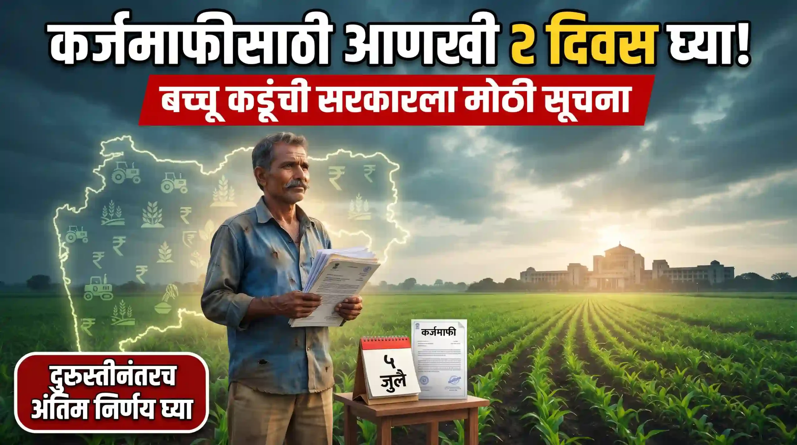 कर्जमाफीच्या आश्वासनावर बच्चू कडूंची मोठी प्रतिक्रिया