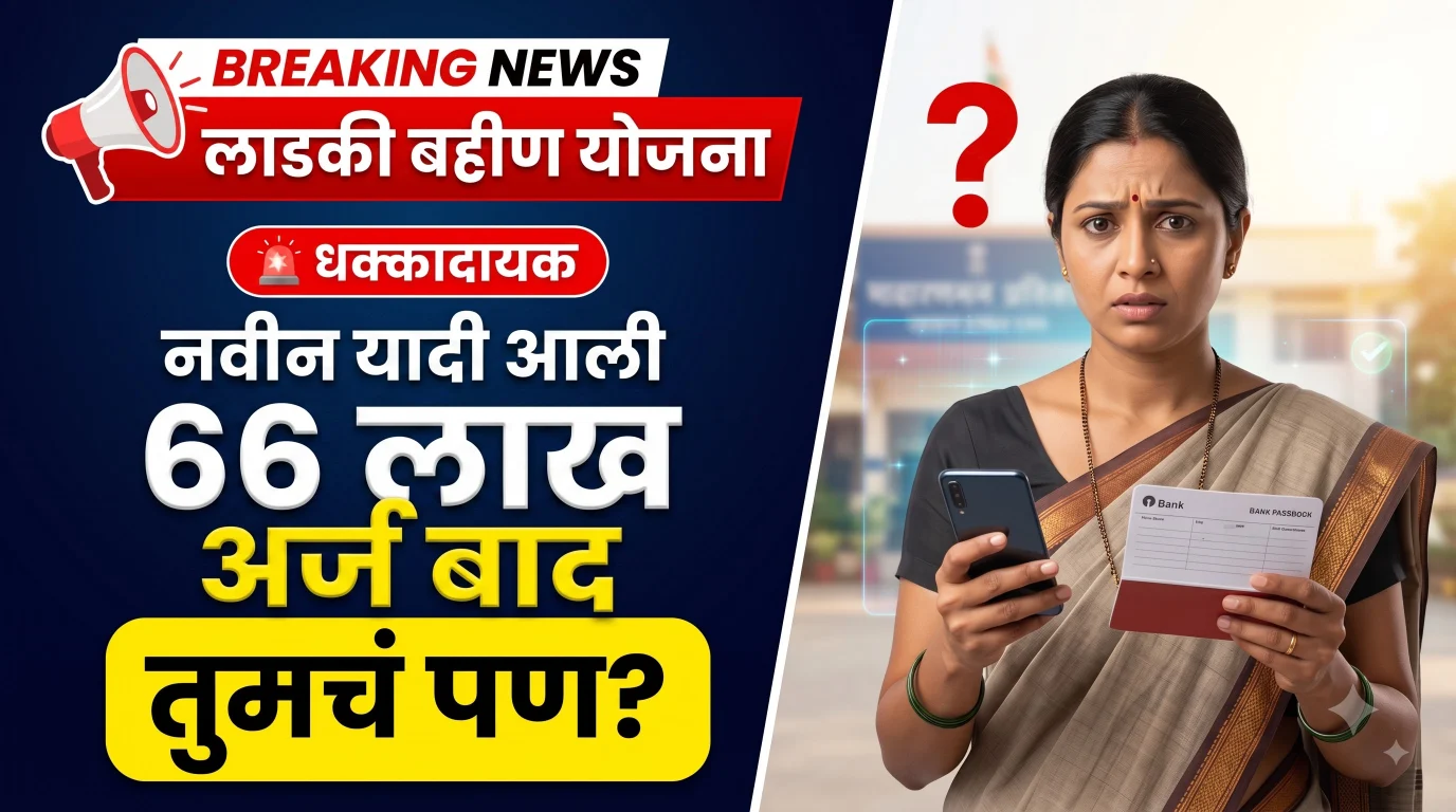 लाडकी बहीण योजनेची अंतिम यादी; 1.66 कोटी लाभार्थी, 66 लाख अर्ज बाद