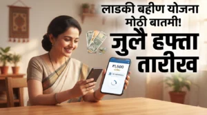 लाडकी बहीण योजनेच्या जुलैच्या ₹1500 हप्त्याबाबत मोठी अपडेट