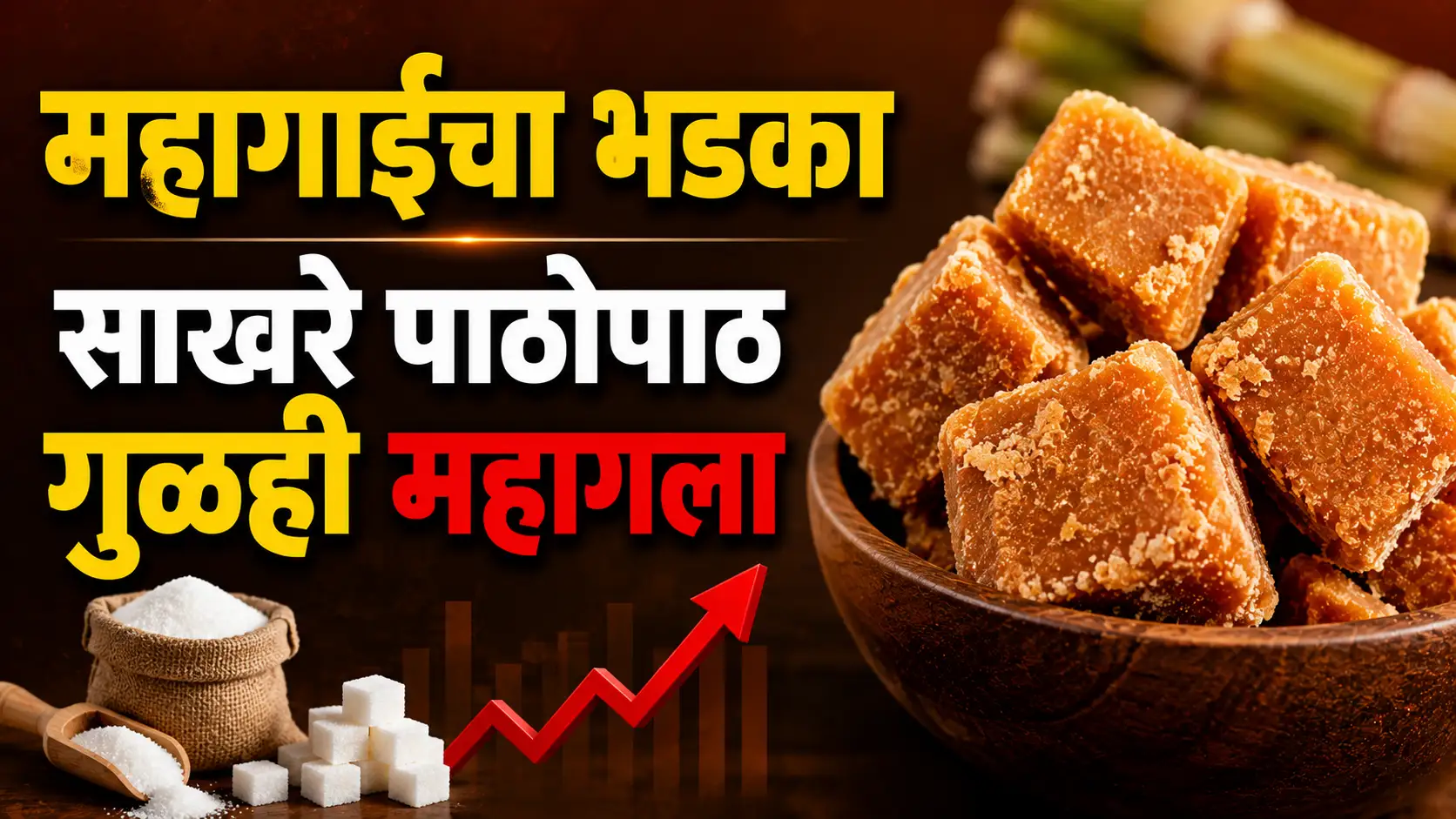 गुळाचा दर 20 दिवसांत 25 रुपयांनी वाढून 75 रुपये किलोवर
