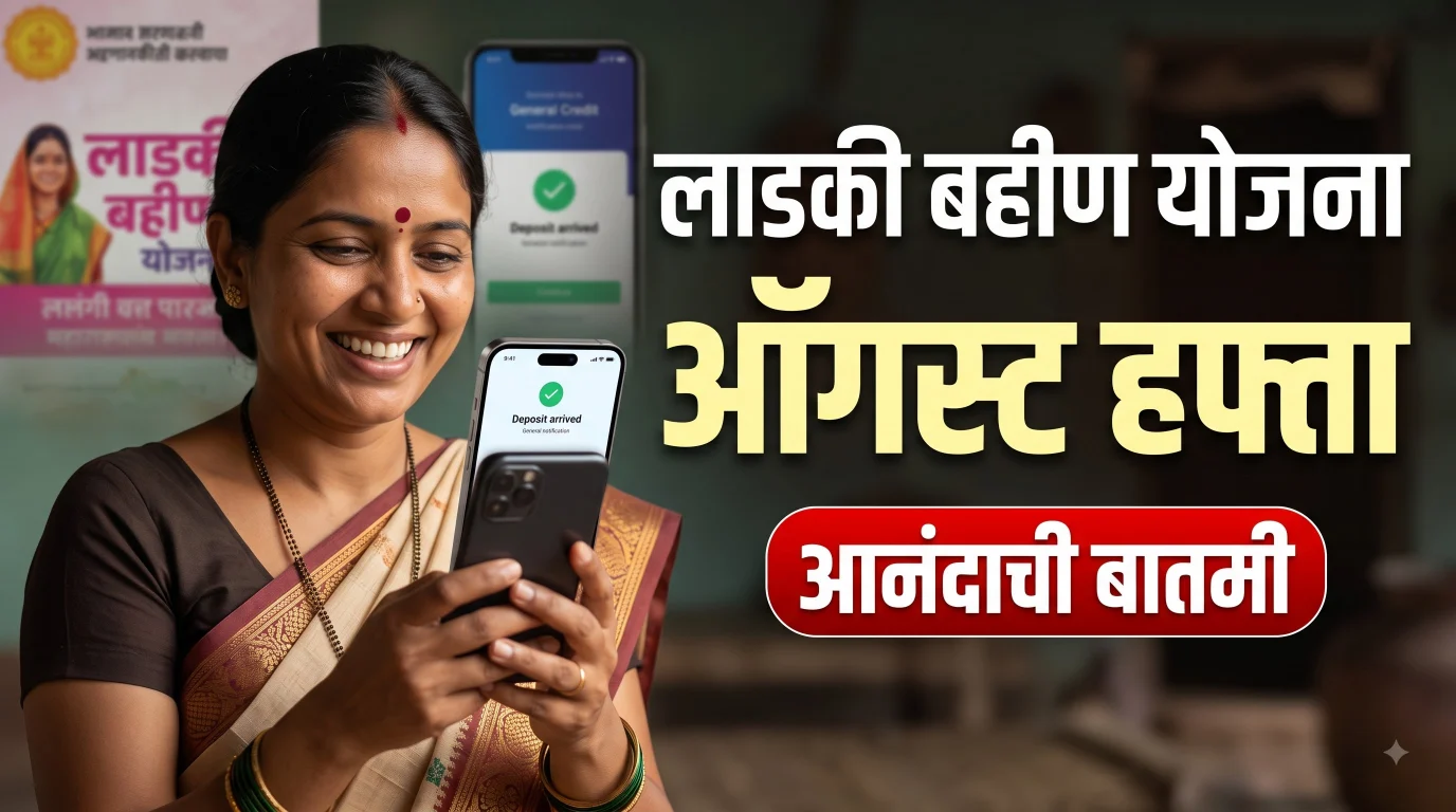 Ladki Bahin August Hafta: लाडक्या बहिणींसाठी अखेर आनंदाची बातमी! कधी खात्यात येणार? मोठी अपडेट