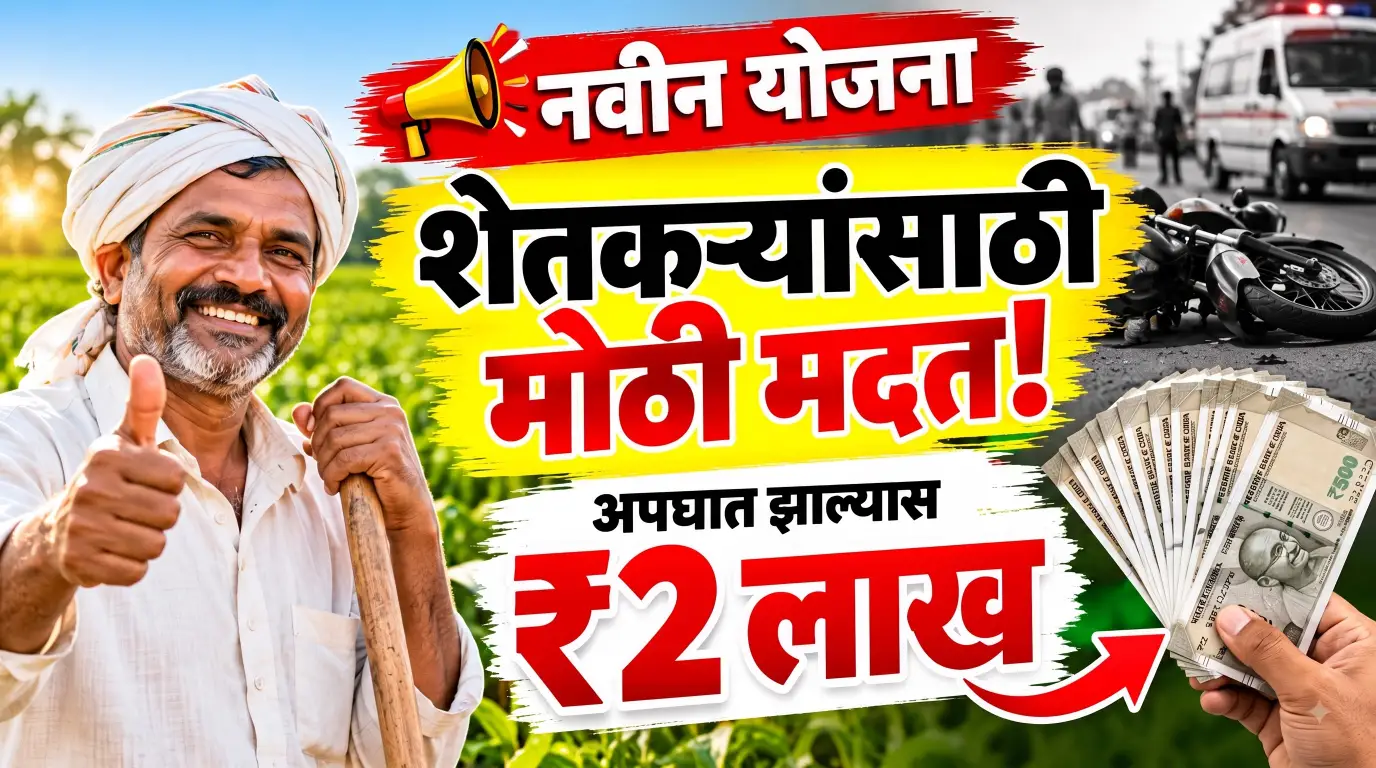 शेतकऱ्यांसाठी संजीवनी! अपघात झाल्यास मिळणार ₹2 लाख; गोपीनाथ मुंडे योजना नेमकी काय?